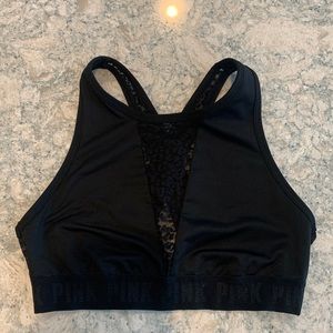 Pink Victoria’s Secret’ sports bra